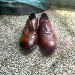 Cole Haan Brown Leather Wingtip Oxfords